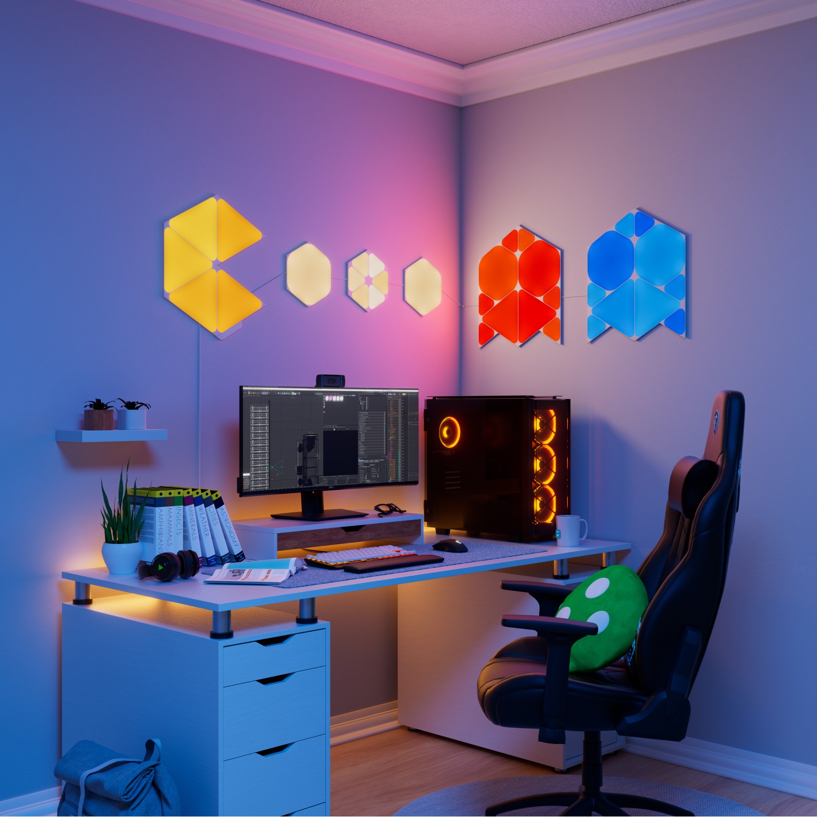 The Retro Gamer Bundle (34 Panels) - KIT_NF047K02-MX01 | Nanoleaf