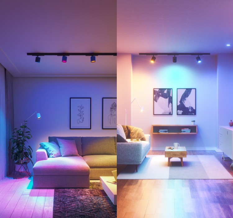 6er Set LED Wand Spot Leuchten Wohn Ess Zimmer Beleuchtung