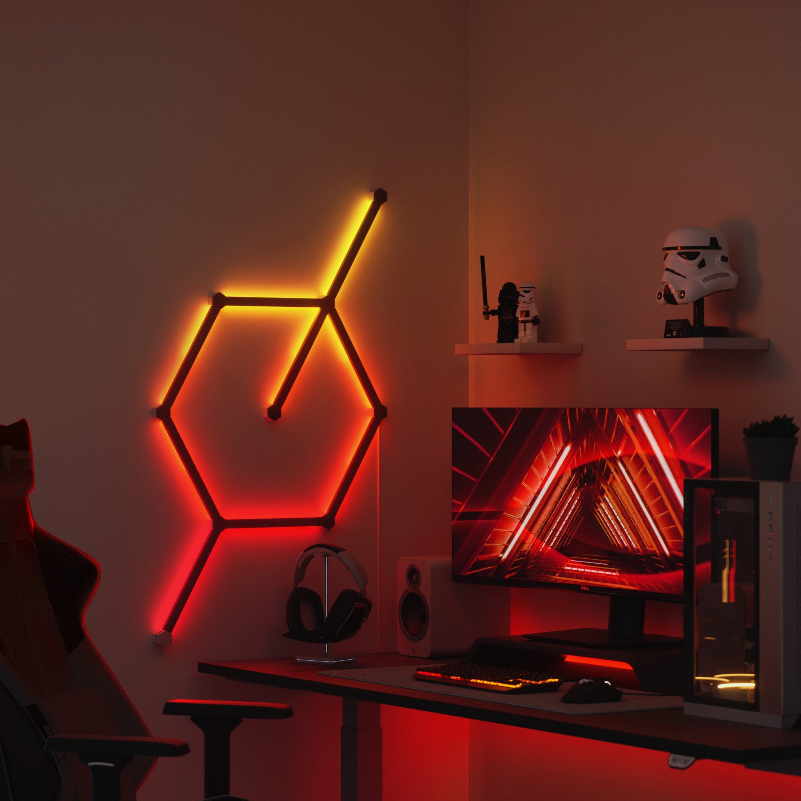 Nanoleaf Lines 60° スターターパック 9本入り スマート照明