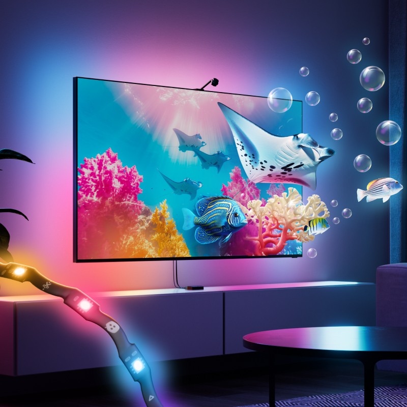 Nanoleaf 4D V2 Screen Mirror Camera + Lightstrip Kit (TVs Up to 65″)