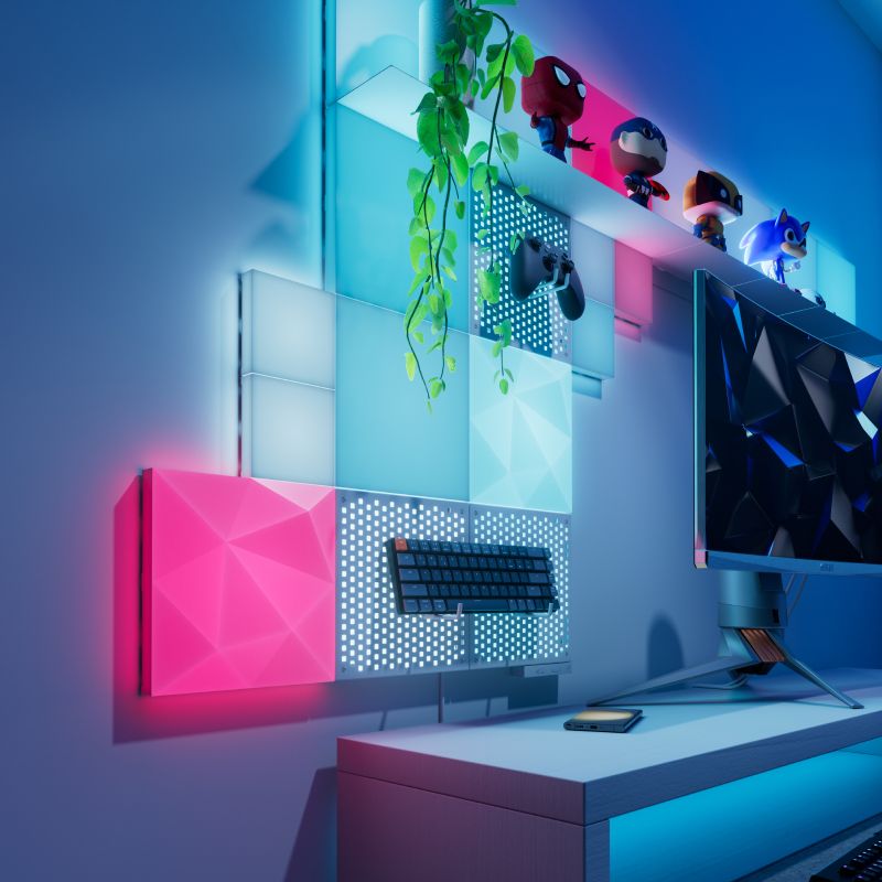 Nanoleaf blocks Textured Squares environment image