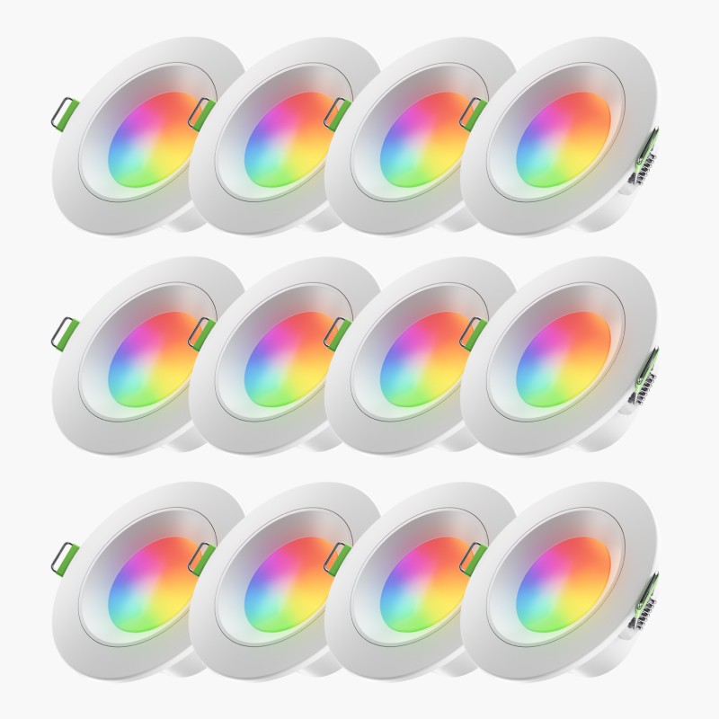 Nanoleaf Essentials Thread enabled color changing smart light bulbs. 4 pack. Similar to Wyze. HomeKit, Google Assistant, Amazon Alexa, IFTTT.