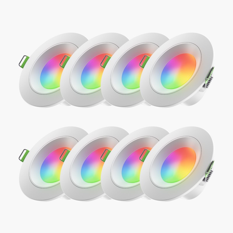 Nanoleaf Essentials Thread enabled color changing smart light bulbs. 4 pack. Similar to Wyze. HomeKit, Google Assistant, Amazon Alexa, IFTTT.