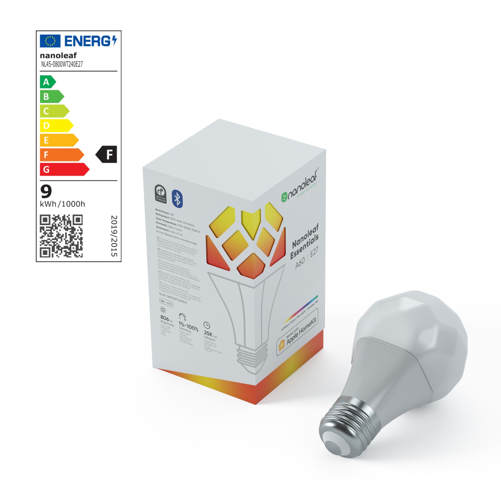 Nanoleaf Essentials A60スマートLED電球 9個入り Nanoleaf Essentials A60 Bulb Review | TechNuovo