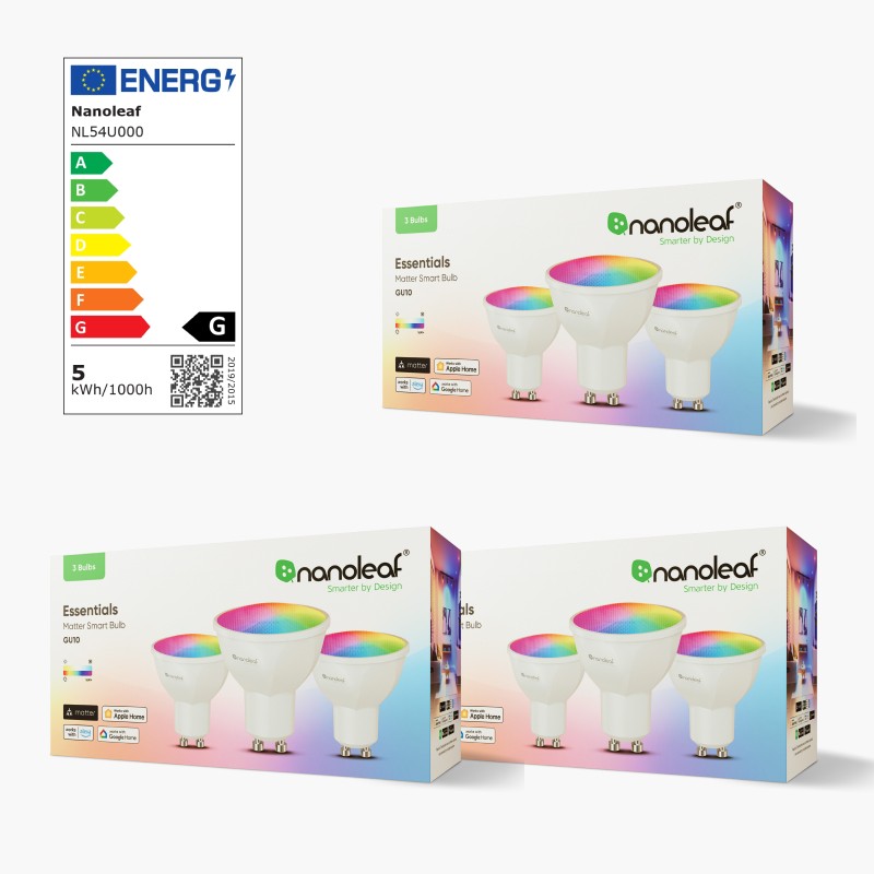 Nanoleaf Essentials Thread enabled color changing smart light bulbs. 12 pack. Similar to Wyze. HomeKit, Google Assistant, Amazon Alexa, IFTTT.