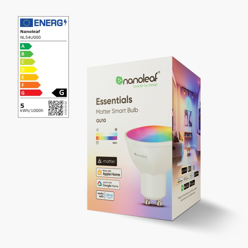 Nanoleaf Essentials Thread enabled color changing smart light bulbs.  Similar to Wyze. HomeKit, Google Assistant, Amazon Alexa, IFTTT.