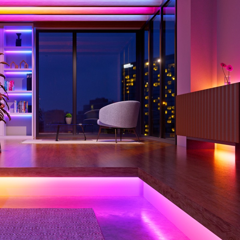 Nanoleaf Essentials Matter Smart Addressable Multicolor HD Lightstrip 16.4ft