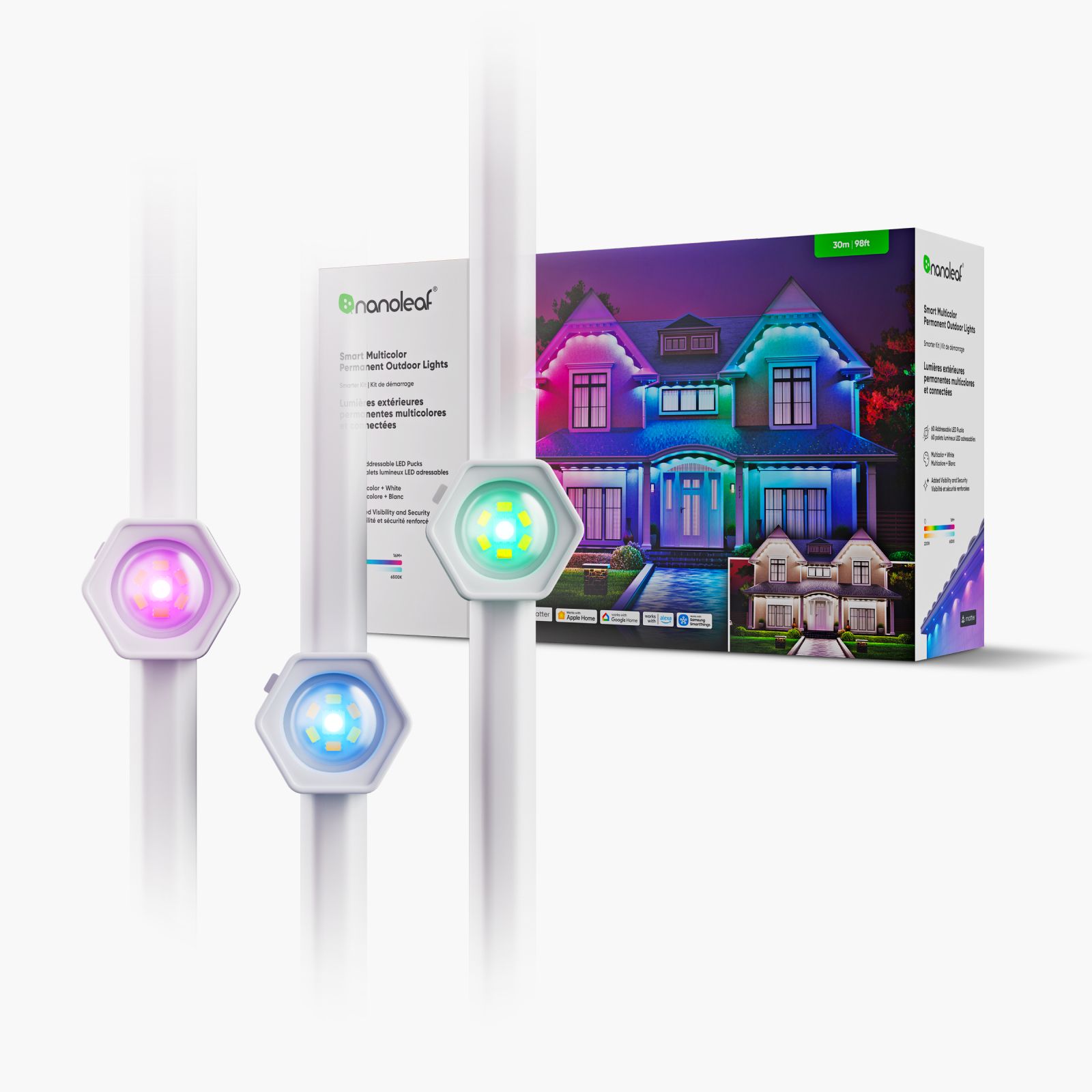 Nanoleaf Smart Multicolor Dauerlicht für draußen (30m)