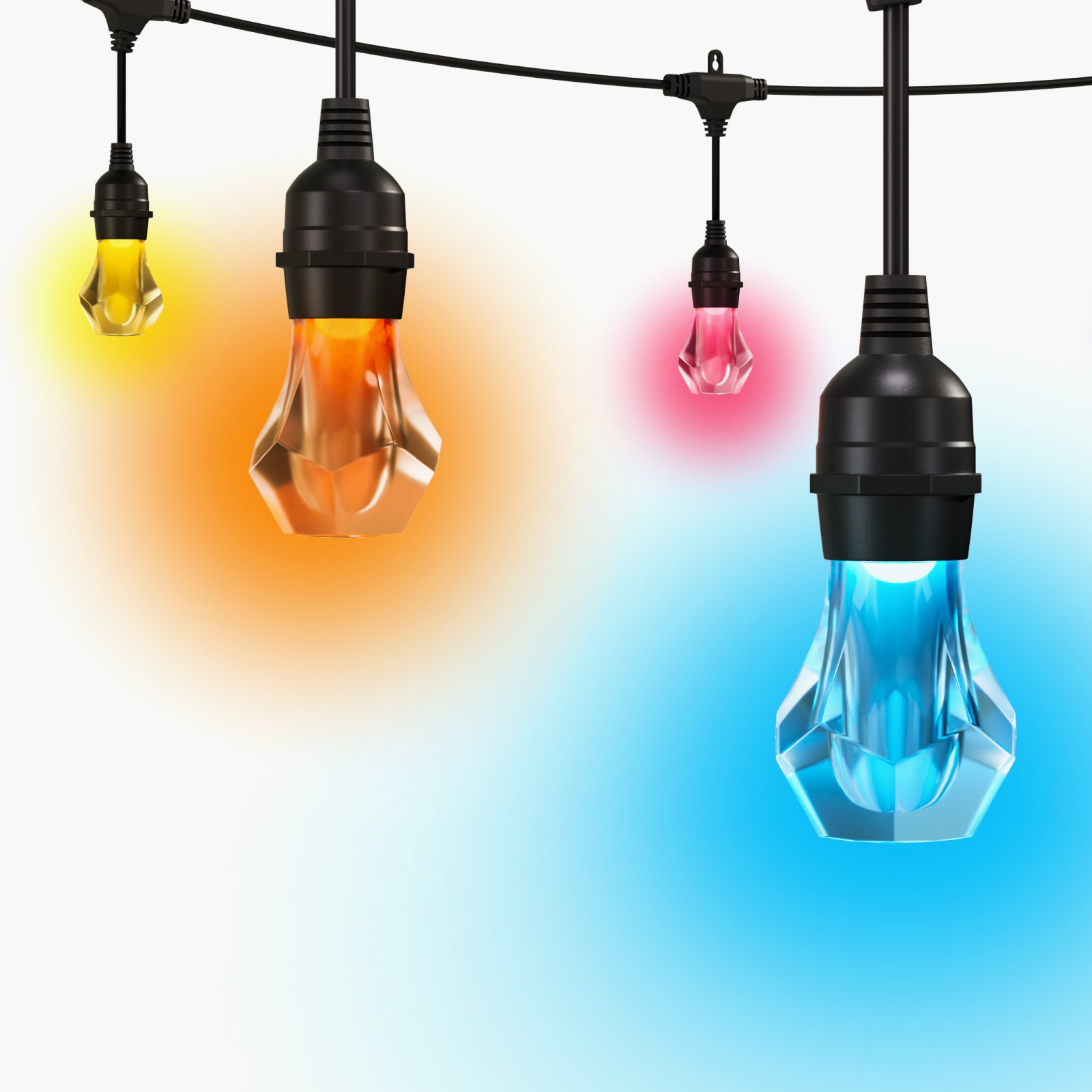 Matter Smart Multicolor Outdoor String Lights Smarter Kit 49ft 15 Metres NF084K02 20SLO Nanoleaf