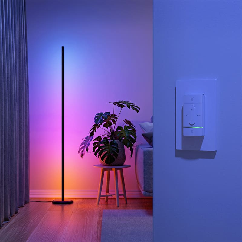 Interruttore wireless Sense+ con lampada da terra